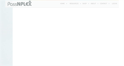 Desktop Screenshot of passnplex.com